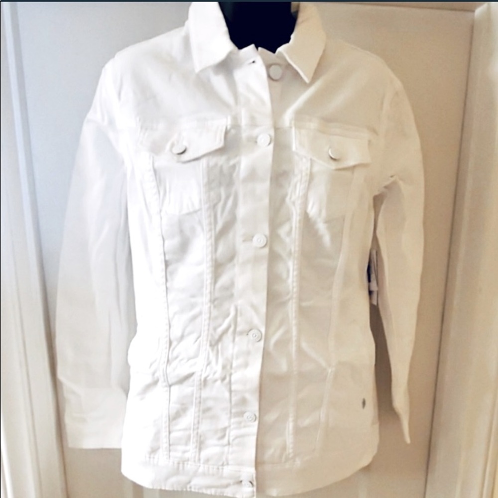Lularoe White Denim Jacket